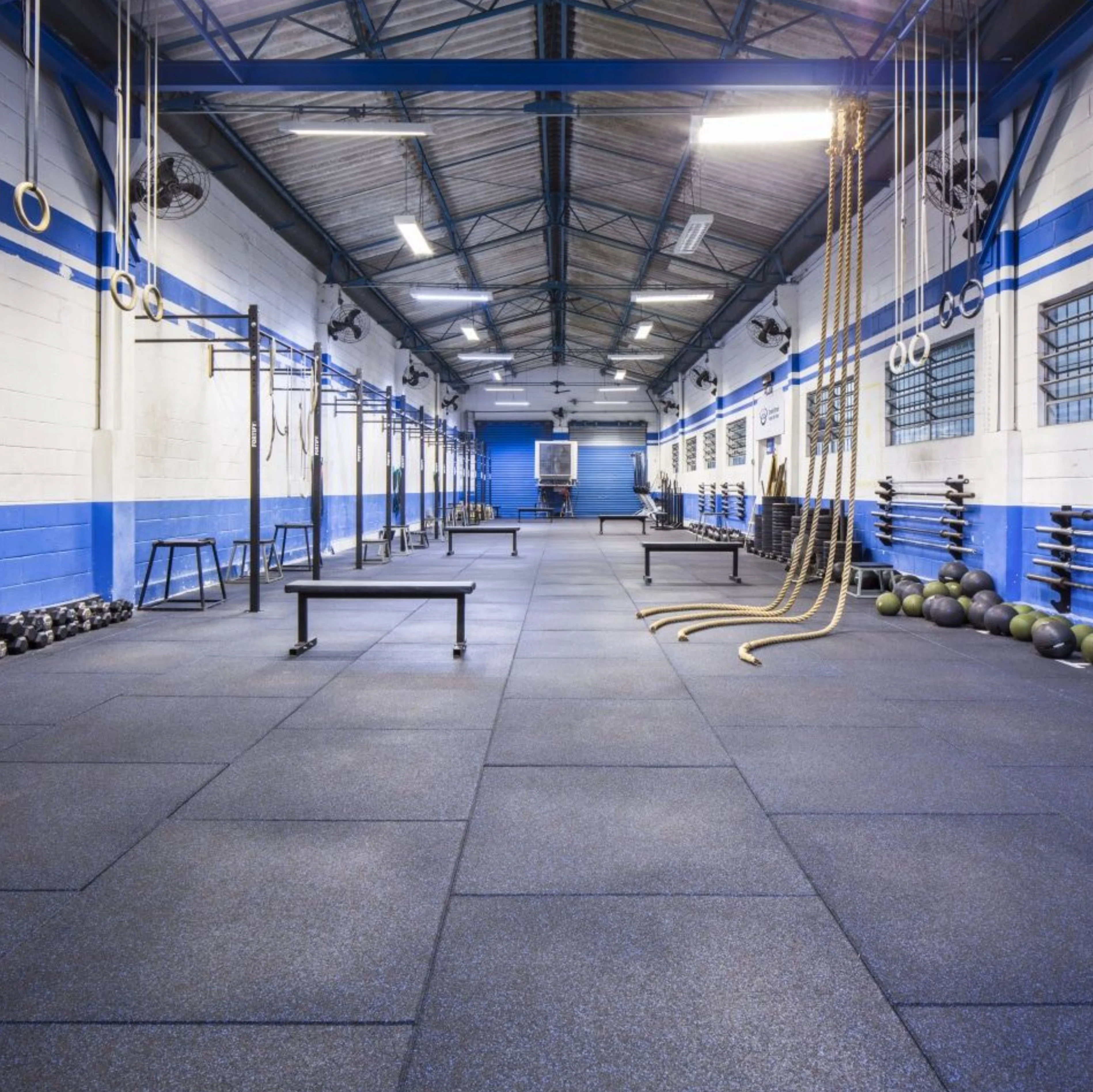 Flatline PRO Garage Gym Flooring Set – 18m² (18× 1m×1m×20mm Tiles) - Image 2