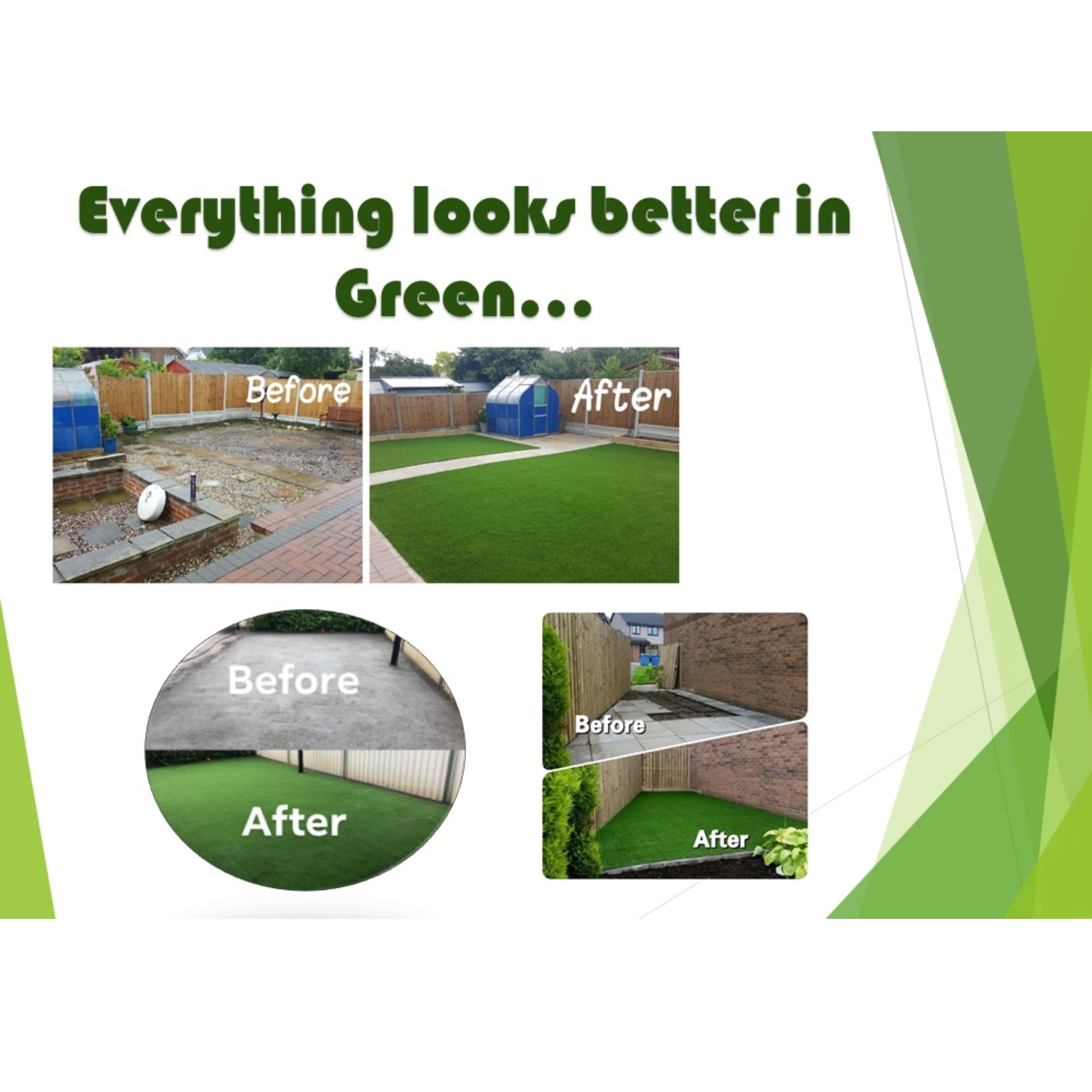 45m2 triple garage package, Artificial Grass topped rubber floor tiles 2nd edition (Active) - Image 5