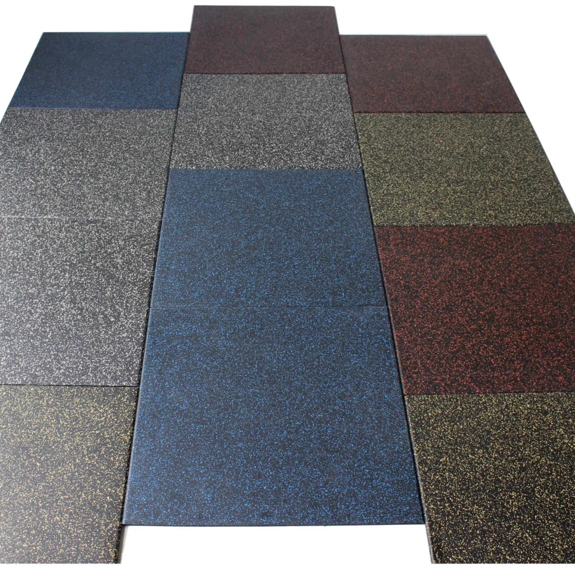 Flatline Fleck 2nd edition Rubber Gym Flooring 1m x 1m x 20mm. Cannons UK - Image 4