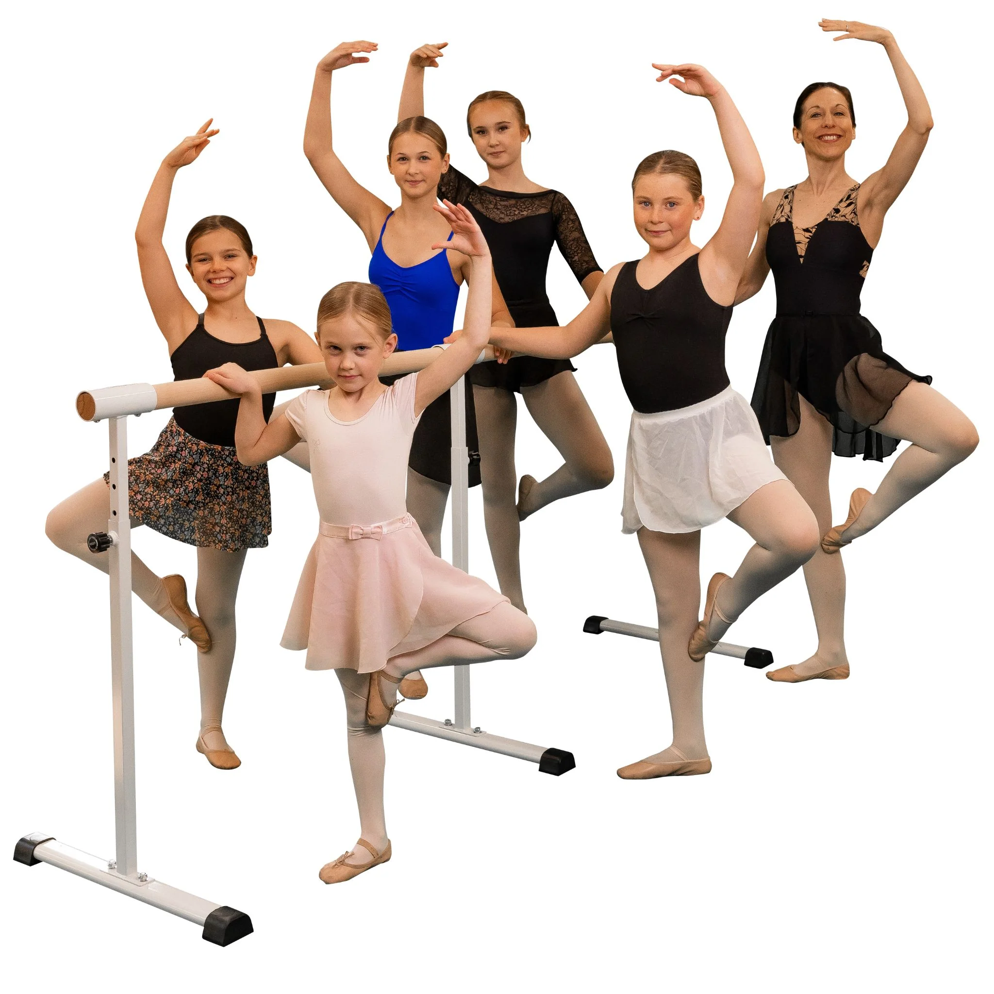 Freestanding and portable Ballet / stretch Barre 150cm (with extension option) - Image 25