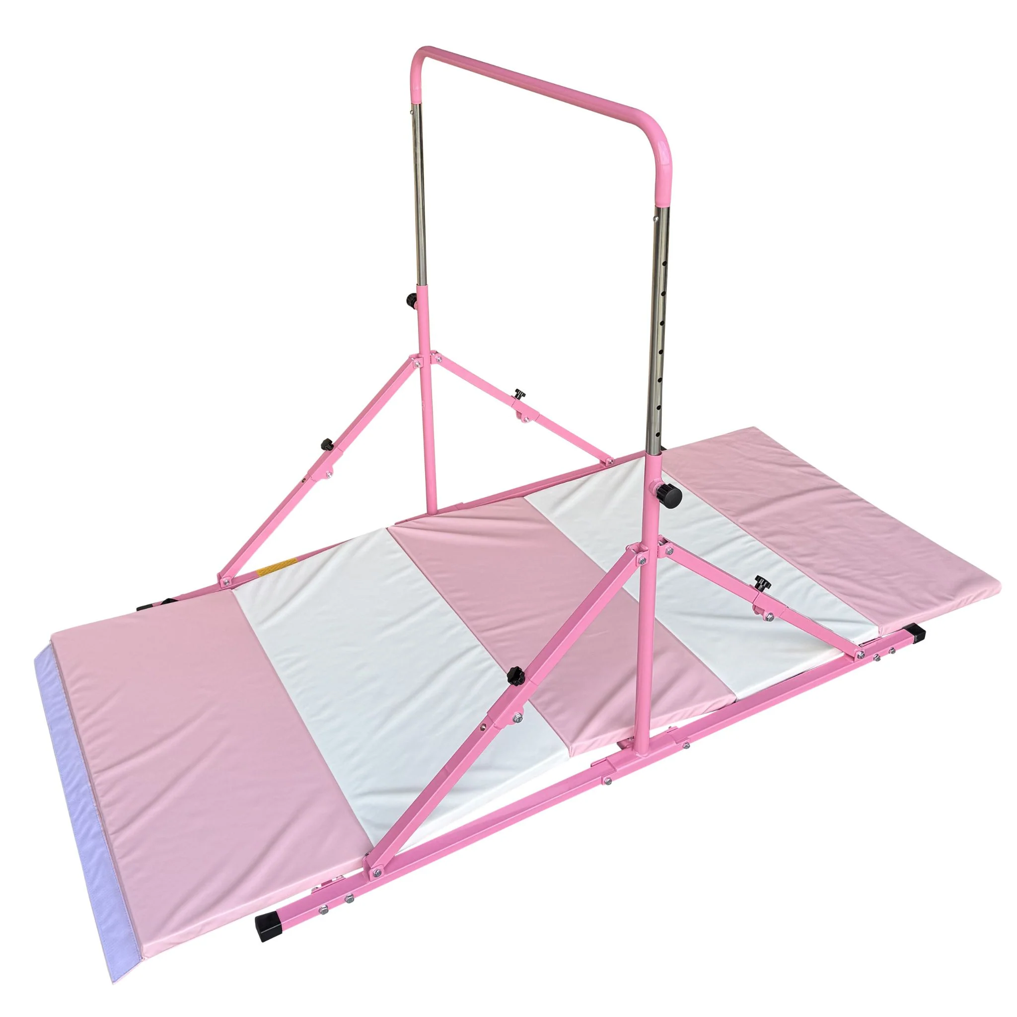 2nd Edition Mini Folding Junior Pro Adjustable. 84cm to 125cm Horizontal Bars with optional mat